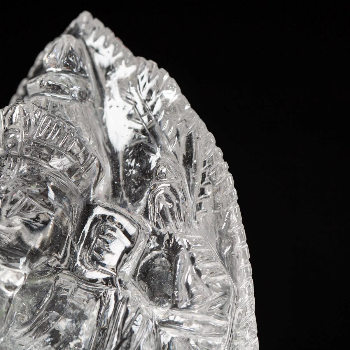Statua Ganesh Quarzo (540g)