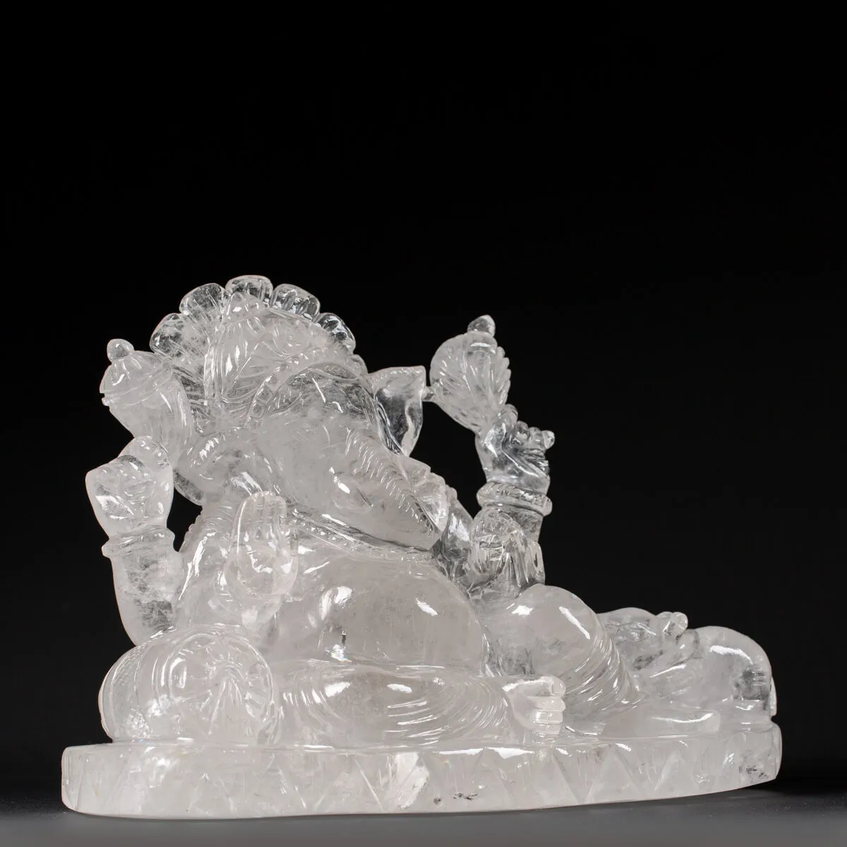Statua Ganesh Quarzo (3750g)