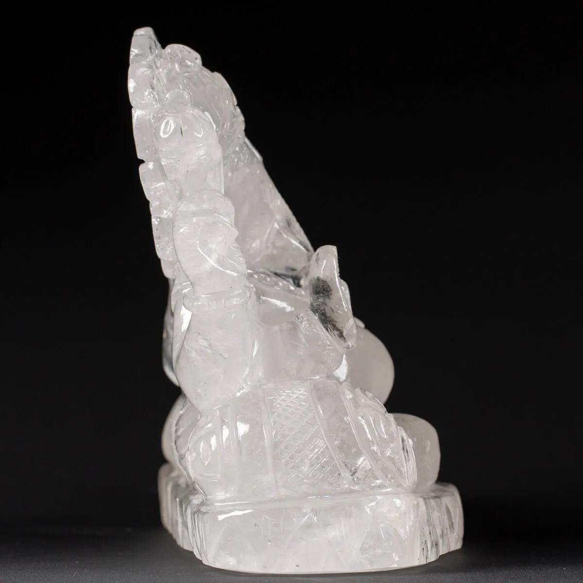 Statua Ganesh Quarzo (3750g)