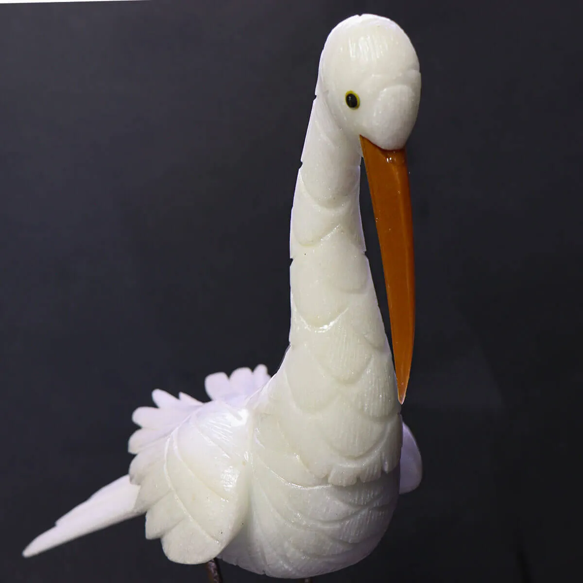Cigno in Quarzo su drusa Ametista
