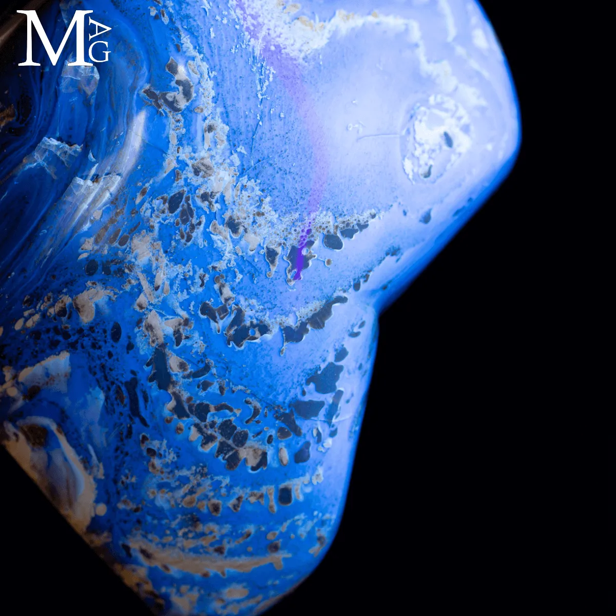 Ambra Blue delle Foreste Mioceniche di Sumatra.