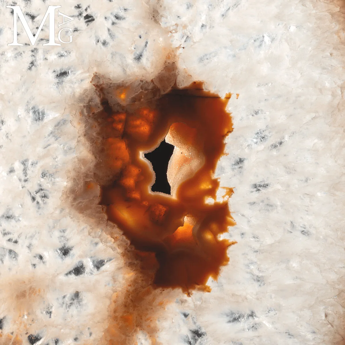 Fetta di Agata Naturale – Sezione da Geode.