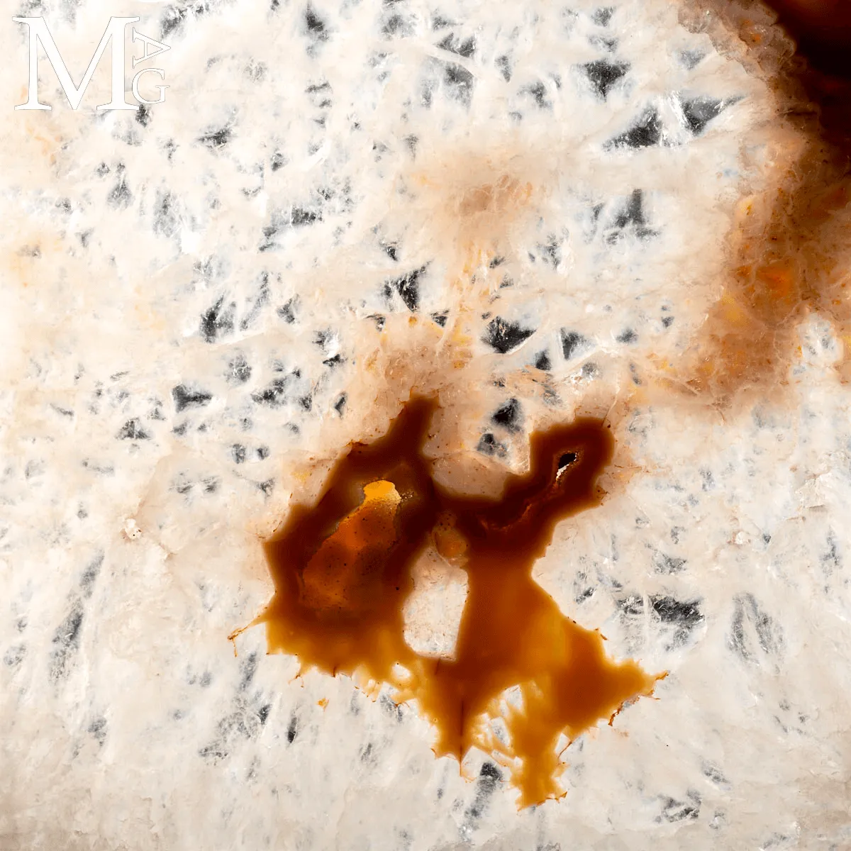 Fetta di Agata Naturale – Sezione da Geode.