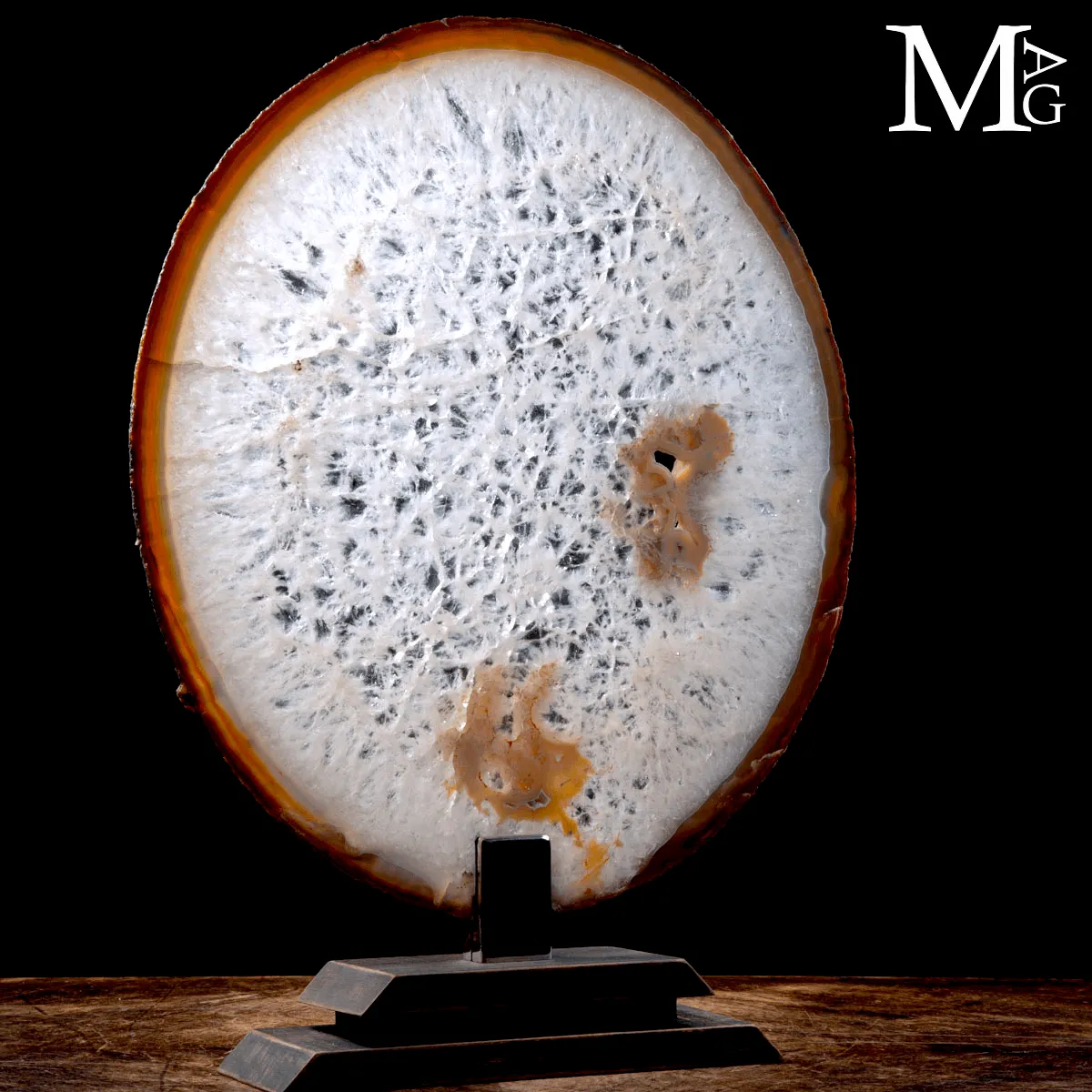 Fetta di Agata Naturale – Geode Luminoso