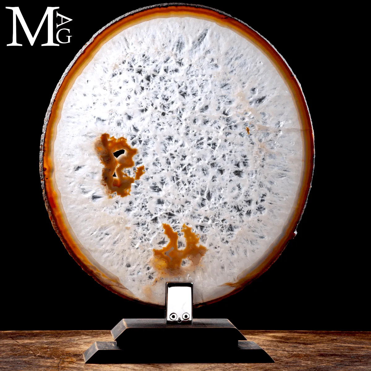 Fetta di Agata Naturale – Geode Luminoso
