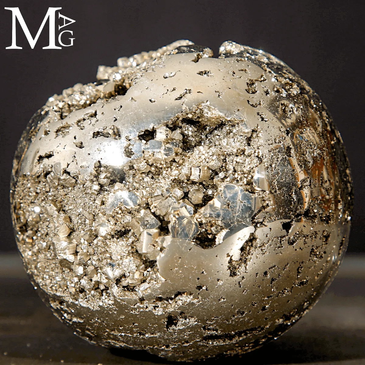 Sfera in Pirite Naturale del Perù.